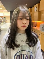 ゼスト 吉祥寺店(ZEST) オリーブグレー/レイヤーカット/吉祥寺/石川ひな