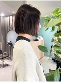 ボブ×透明感カラーS-10