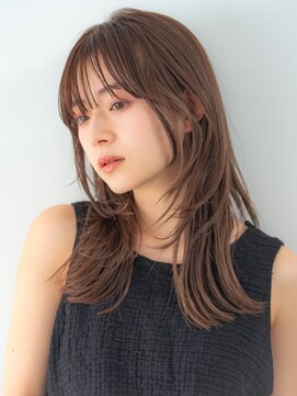 ベンジー 中目黒店(benji) ミディアムの抜け感はレイヤーで作る