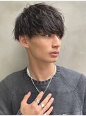 【aRietta大森】20代ソフトツイストパーマ×刈り上げマッシュ