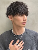 【aRietta大森】20代ソフトツイストパーマ×刈り上げマッシュ