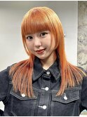 ミルクティーベージュダブルカラーインナーカラーケアブリーチ