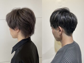 ヘアメイクアン(Hair Make Une)の写真/【トレンドメンズカットやパーマの施術もお任せください！】学生から社会人まで◎メンズにも人気のサロン*