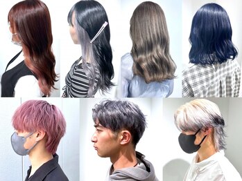 クアトログランシュ 水戸店(QUATRO×GranCieux)の写真/【カラーリスト在籍】ハイトーン、インナーカラーで周りと差をつける！トレンドを取り入れた理想の髪色に♪