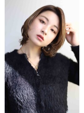 テック(TECK) 20代30代40代50代ボブルフネビージュ小顔ワンレン髪質改善ボブ