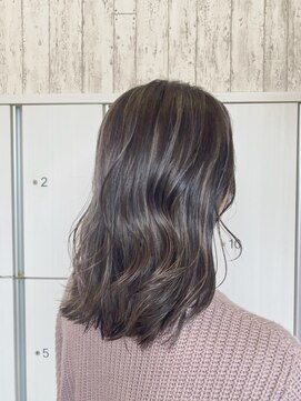 ヘアメイク アリエス 岩切店(HAIR MAKE aries) コントラストハイライト 似合わせカット 20代30代40代白髪ぼかし