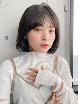 アグノス 青山(Agnos) 小顔 似合わせカット メルティーカラー ウェーブミディアム