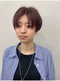前髪なしツーブロックマッシュショート/大人かっこいいショート