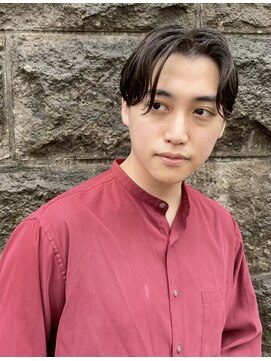 アカ(ACA) メンズセンターパート　ニュアンスパーマ　札幌　大通