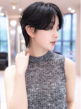 イルハバナ 渋谷(ill HAVANA) 20代30代大人かわいい/斜めバング/グレージュカラー/小顔/前髪