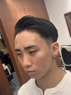 フランクス バーバー ウエストトウキョウ 吉祥寺店(FRANK’S BARBER WEST TOKYO) スパイキーショートブルーブラックフェザーパーマサーフカールY