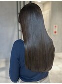 外国人のような透明感が人気の暗めカラー