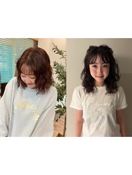 【勝川/春日井】くせ毛風やわらかパーマからハードな個性的デザインまでセンスある仕上がりに★