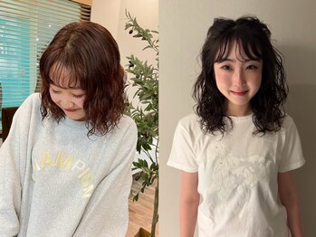 ブランシェ キャプラス(BRANCHE/CAPLUS)の写真/【勝川/春日井】くせ毛風やわらかパーマからハードな個性的デザインまでセンスある仕上がりに★