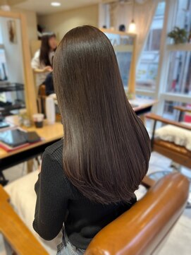 ラボヌール ヘアー エクラ(La Bonheur hair eclat) オリーブグレージュ/艶髪