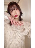 大人可愛い小顔くびれミディボブ