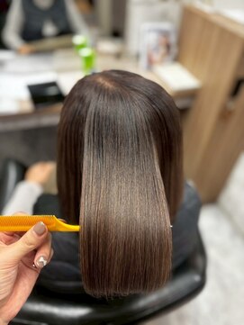 ロアン 福津店(roan) 艶々サラサラ髪質改善縮毛矯正