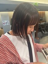 ファム 楽々園店(femme)&nbsp;水素カラー×ミニボブ◎
