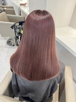 アイトーキョー 名古屋2nd(AI TOKYO) レイヤーカット/ピンクベージュ/ブリーチなしカラー/髪質改善
