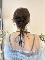 ケーツー 谷町(K-two)&nbsp;流行りのタイトスタイル＊結婚式ヘアセット