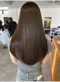 ショコラブラウン×髪質改善トリートメント
