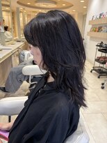 アッシュ 仙川店(Ash)&nbsp;30代40代50代60代ハッシュウルフロングレイヤーくびれ流しバング