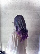ブレイブ ヘアデザイン(BRaeVE hair design)&nbsp;ターコイズラベンダーグラデーション