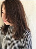 切りっぱなし風ミディ