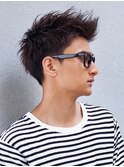 AFLOAT《矢田菜津紀》メンズビジネスショート好感度メガネ◎髪型