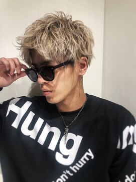 リップスヘアー 銀座(LIPPS hair) 【LIPPS RayGINZA】#銀座#メンズヘア#ジェントルマン#ブリーチ