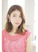 ☆ミディアムナチュラルパーマスタイル☆
