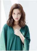 簡単スタイリング30代40代大人かわいいグレージュパーマ☆