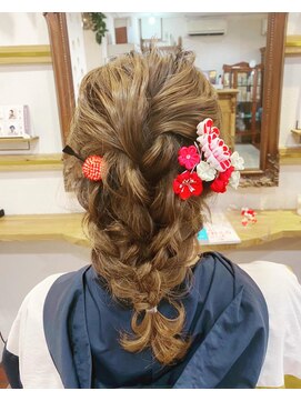 スプレッドグリーン(spread GREEN) ふわっと編み下ろし