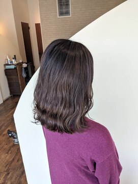 ヘアーラウンジ プレ(Hair Lounge Ple) ダークブラウン×バレイヤージュ