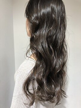エル ヘアサロン なんば店(eL) eL☆HIROSHI ウェーブロング グレージュ トキオ オッジオット