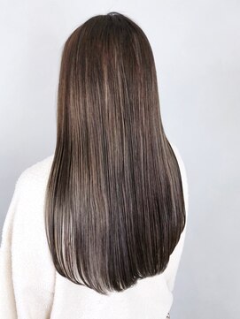 アイティーバイアルバム 松戸店(IT by ALBUM) ナチュラルコントラストハイライトロング_ミニウルフ_ba325452