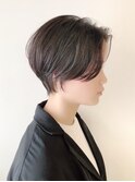 黒髪小顔ショートボブワンレン/20代30代40代50代60代