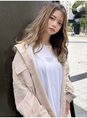ロングヘアゆる巻き