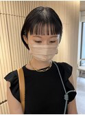 中川陽南子【オン眉ぱつっと大人可愛いヘアワイドバング】