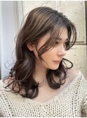 フェザーミディ/20代30代/動きのあるおしゃれ髪