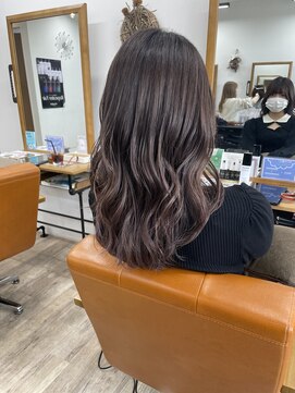 ルチナ 秦野(Lucina) ロングコテ巻き/ショコラブラウン