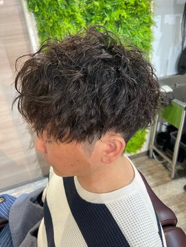 デルフィーノ ヘアーパフォーム(delfino hair perform) メンズスパイラルパーマ