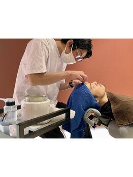 [八丁堀]フェード/バーバースタイル◇メンズサロンならではの技術力で、ワンランク上の仕上がりに。