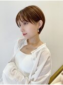 ショートショコラアッシュバニラベージュエアリーカールt523