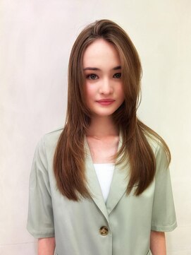 エアー 神戸(AIR) ストレートレイヤースタイル