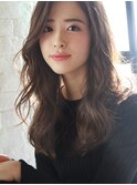 表参道chobii栗原/デジタルパーマグレージュロングヘアカタログ1