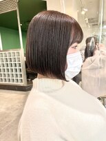 フィルムス 柏(FILMS)&nbsp;暗めカラー/ショートボブ/マロンベージュ/くすみベージュ/柏