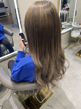 ニーナ ビューティーサロン(NINA Beauty Salon) ダブルカラーエクステ♪透明感ロング#透明感