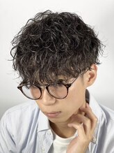 プレミアムバーバー 原宿店(PREMIUM BARBER produce by HIRO GINZA) 波巻き/ハイライト/マッシュパーマ／ウルフ／フェード／束感