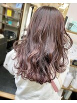 ヘアスタジオハレ(hair studio HALE)&nbsp;ピンクグラデーション☆Beforeあり